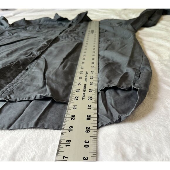 5.11 Tactical Women Long-Sleeve Button-Up Shirt Charcoal Gray Casual Lightweight - Picture 7 of 8